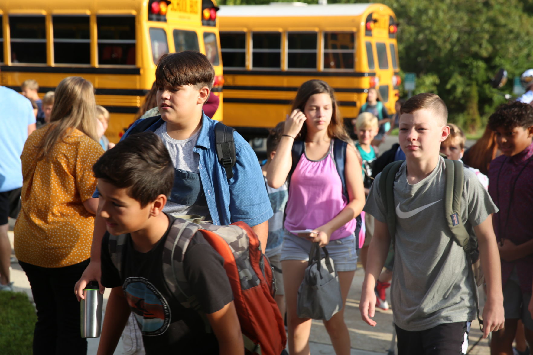 First Day at Upper Township Middle School
